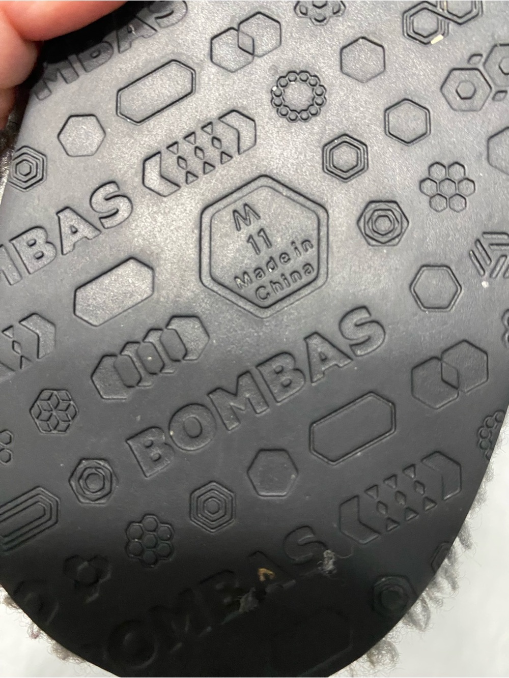 BOMBAS Gray Slippers Men’s Size 11 - Picture 9 of 9